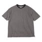 CREW NECK TEE ORGANIC COTTON HIGH TWIST BORDER