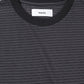 CREW NECK TEE ORGANIC COTTON HIGH TWIST BORDER