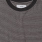 CREW NECK TEE ORGANIC COTTON HIGH TWIST BORDER