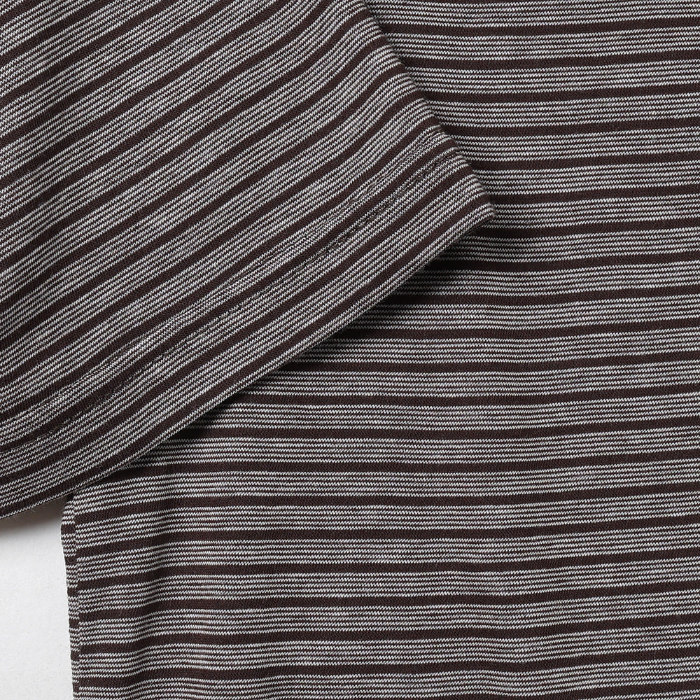CREW NECK TEE ORGANIC COTTON HIGH TWIST BORDER