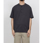 HENLEY NECK TEE ORGANIC COTTON OPEN END YARN