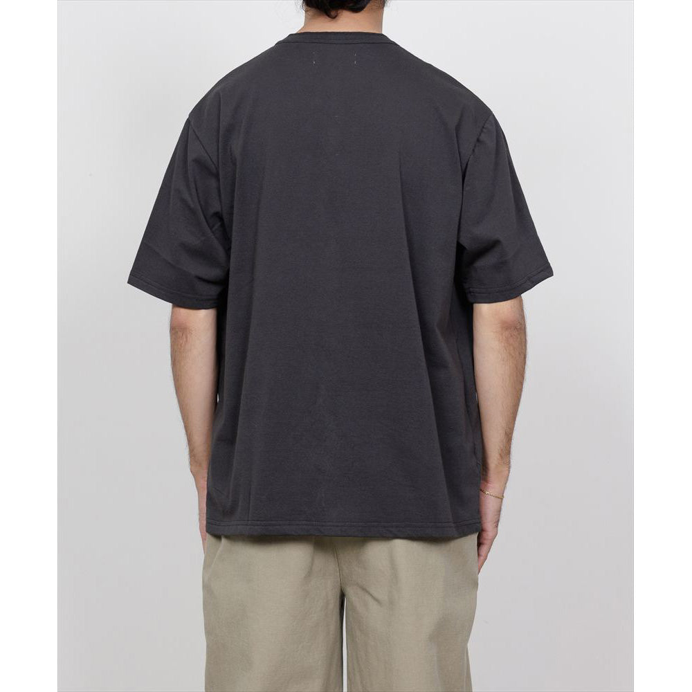 HENLEY NECK TEE ORGANIC COTTON OPEN END YARN