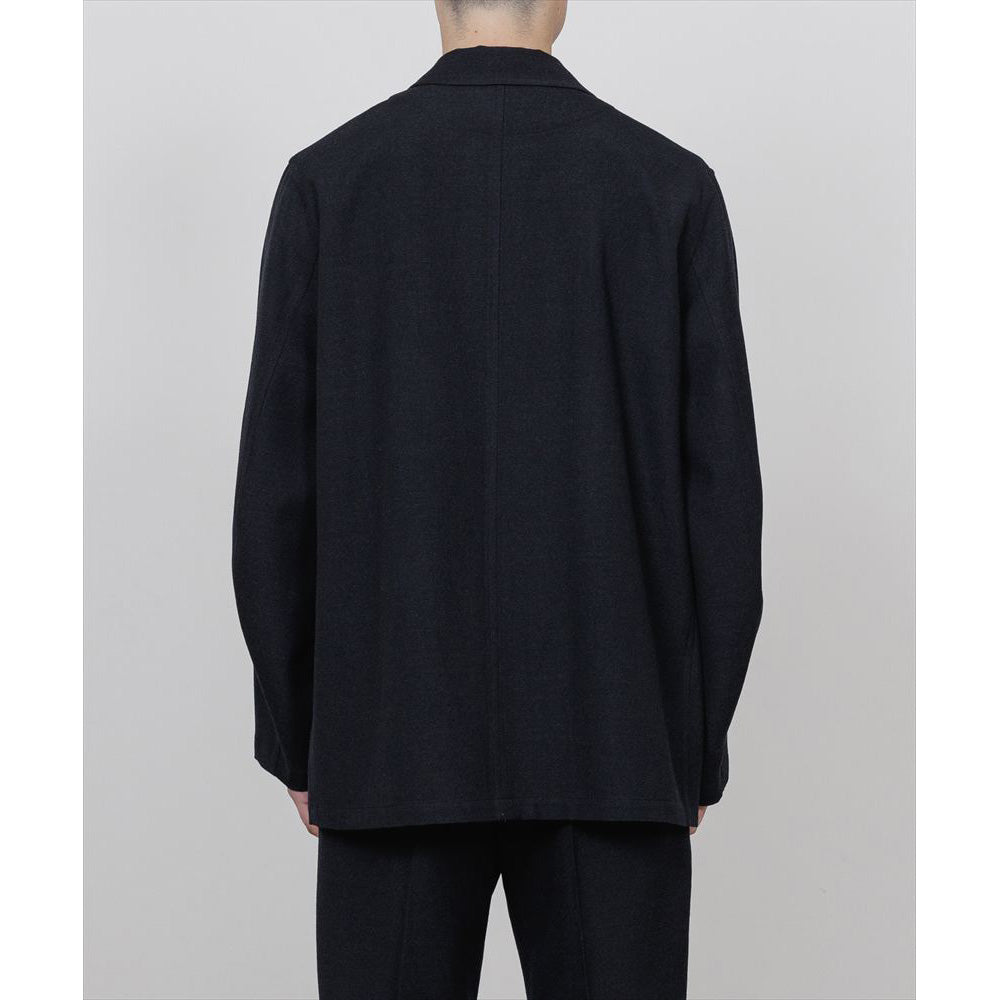 STROLL AROUND JACKET TUMBLED WOOL SERGE