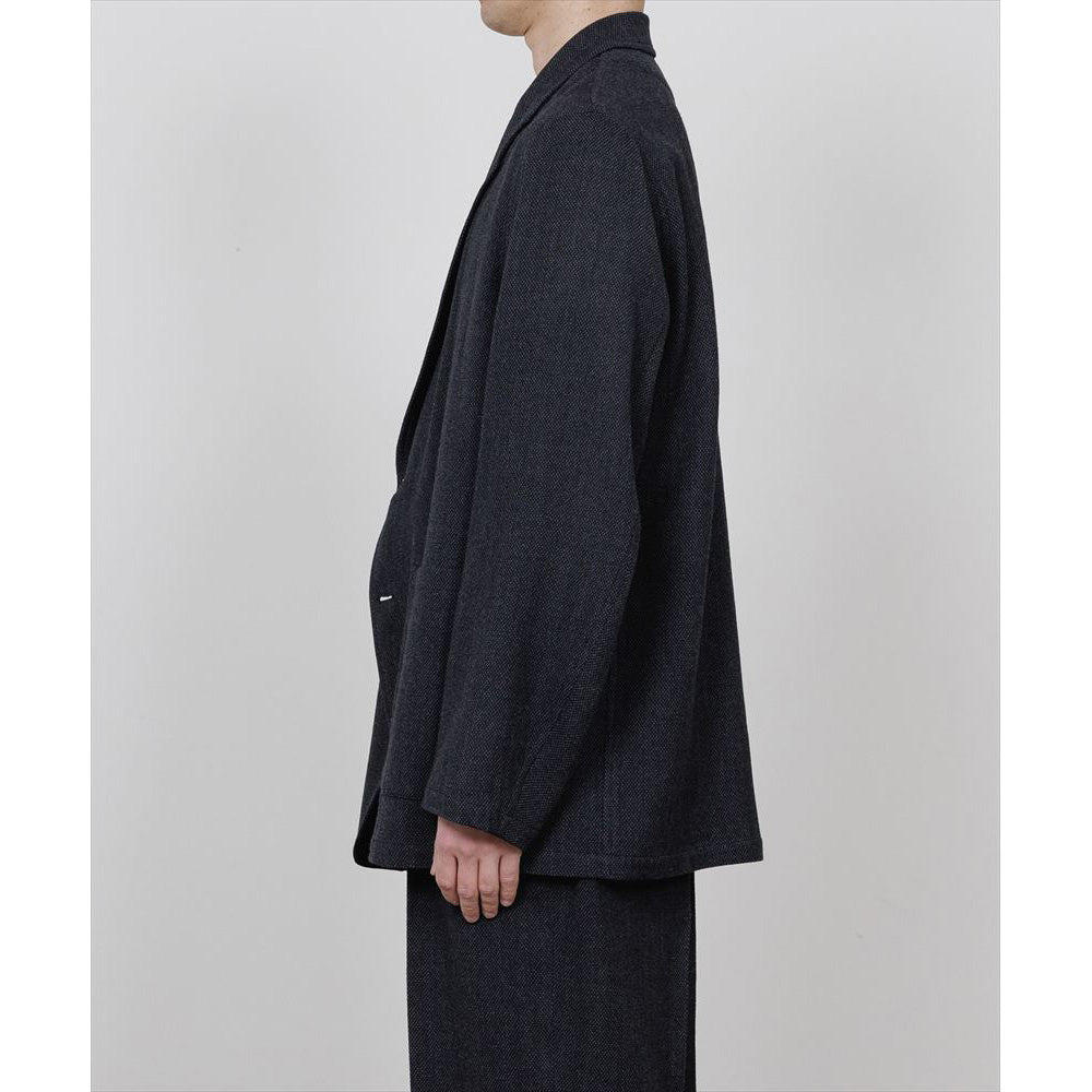 STROLL AROUND JACKET TUMBLED WOOL SERGE