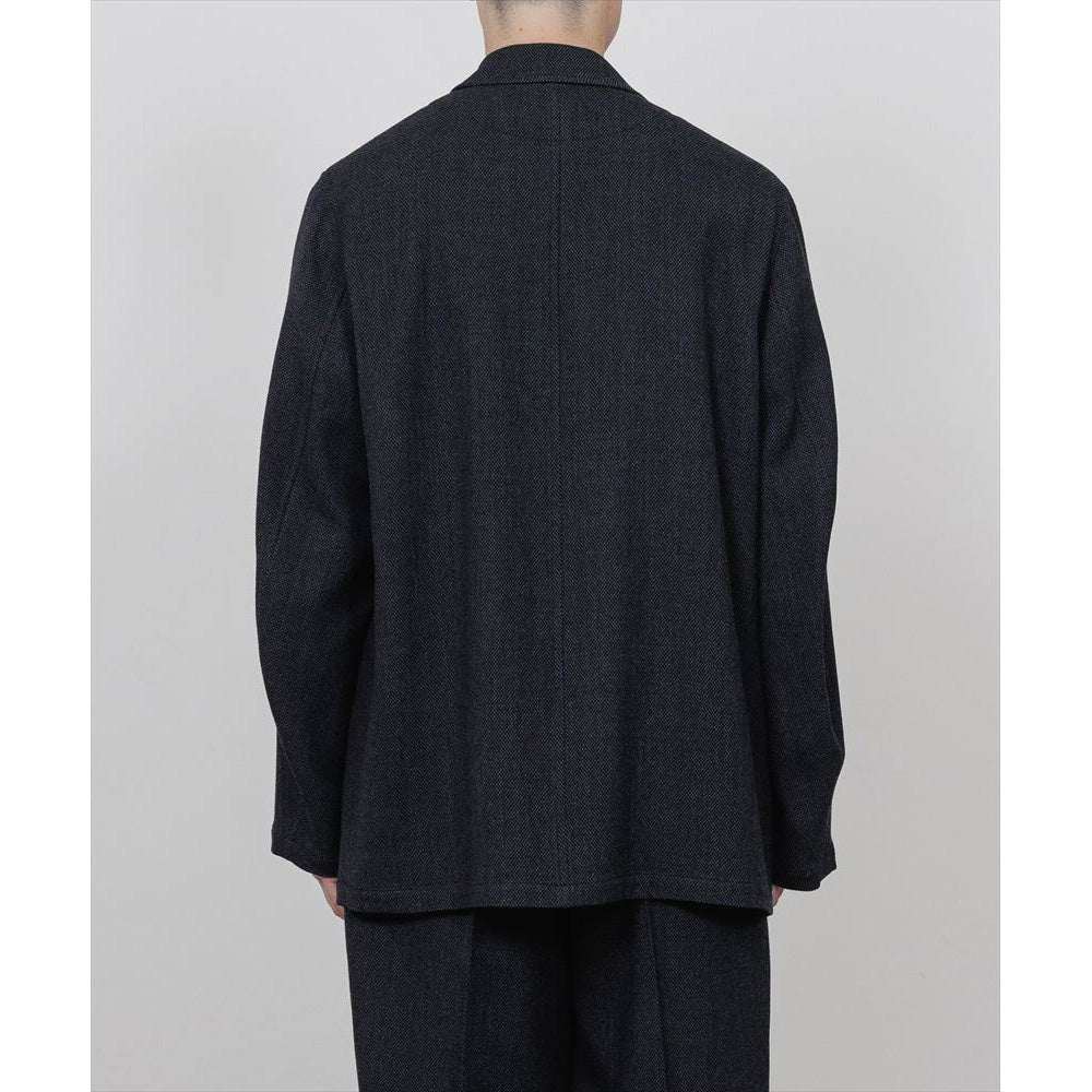 STROLL AROUND JACKET TUMBLED WOOL SERGE