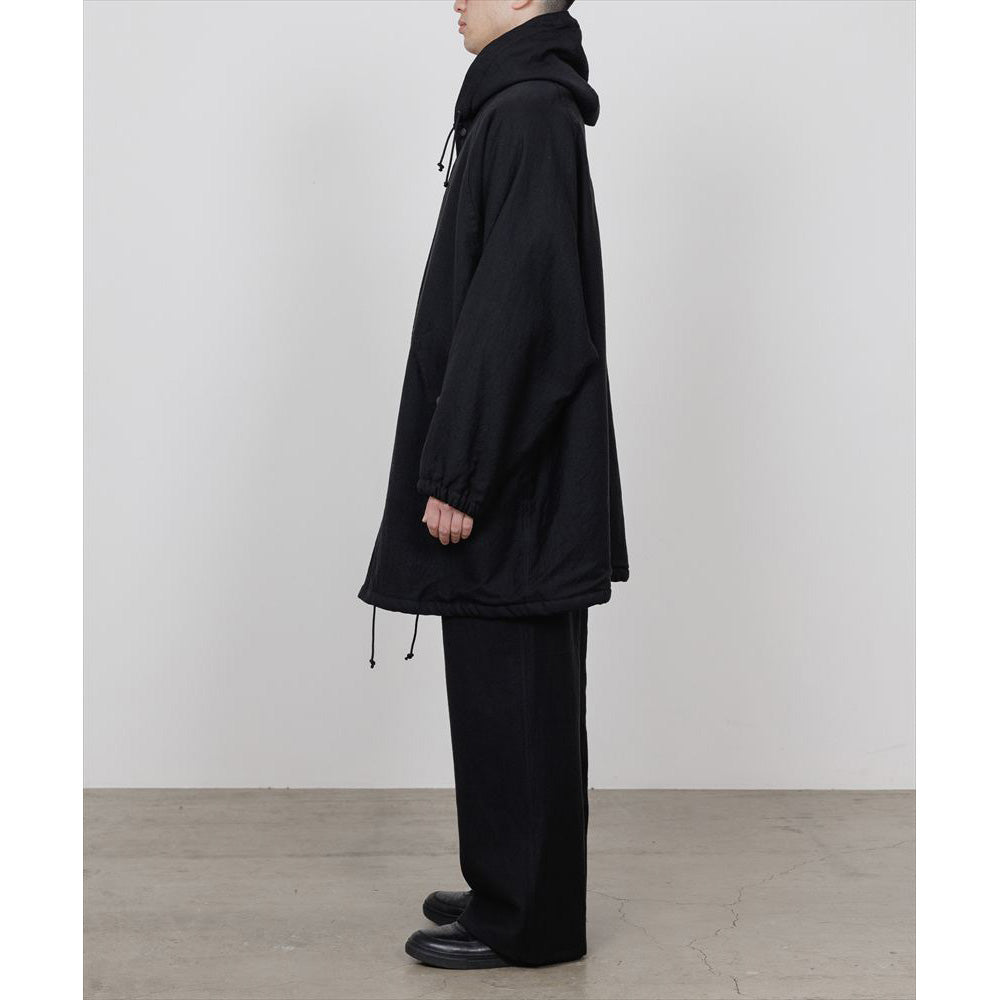 MILITARY PARKA WOOL LINEN MOLESKIN
