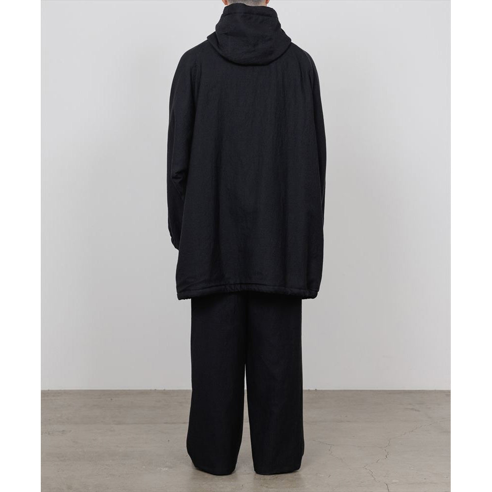 MILITARY PARKA WOOL LINEN MOLESKIN