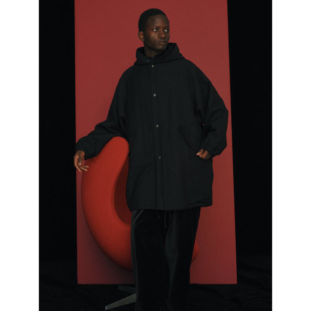 MILITARY PARKA WOOL LINEN MOLESKIN