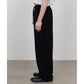 TUCKED KNEE TRAINING PANTS SUPER140s WASHABLE WOOL PILE KNIT