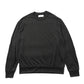 CREW NECK L/S TEE SUPER100s WASHABLE WOOL JERSEY