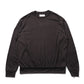 CREW NECK L/S TEE SUPER100s WASHABLE WOOL JERSEY