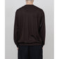 CREW NECK L/S TEE SUPER100s WASHABLE WOOL JERSEY