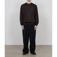 CREW NECK L/S TEE SUPER100s WASHABLE WOOL JERSEY