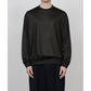 CREW NECK L/S TEE SUPER100s WASHABLE WOOL JERSEY