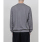 CREW NECK L/S TEE SUPER100s WASHABLE WOOL JERSEY