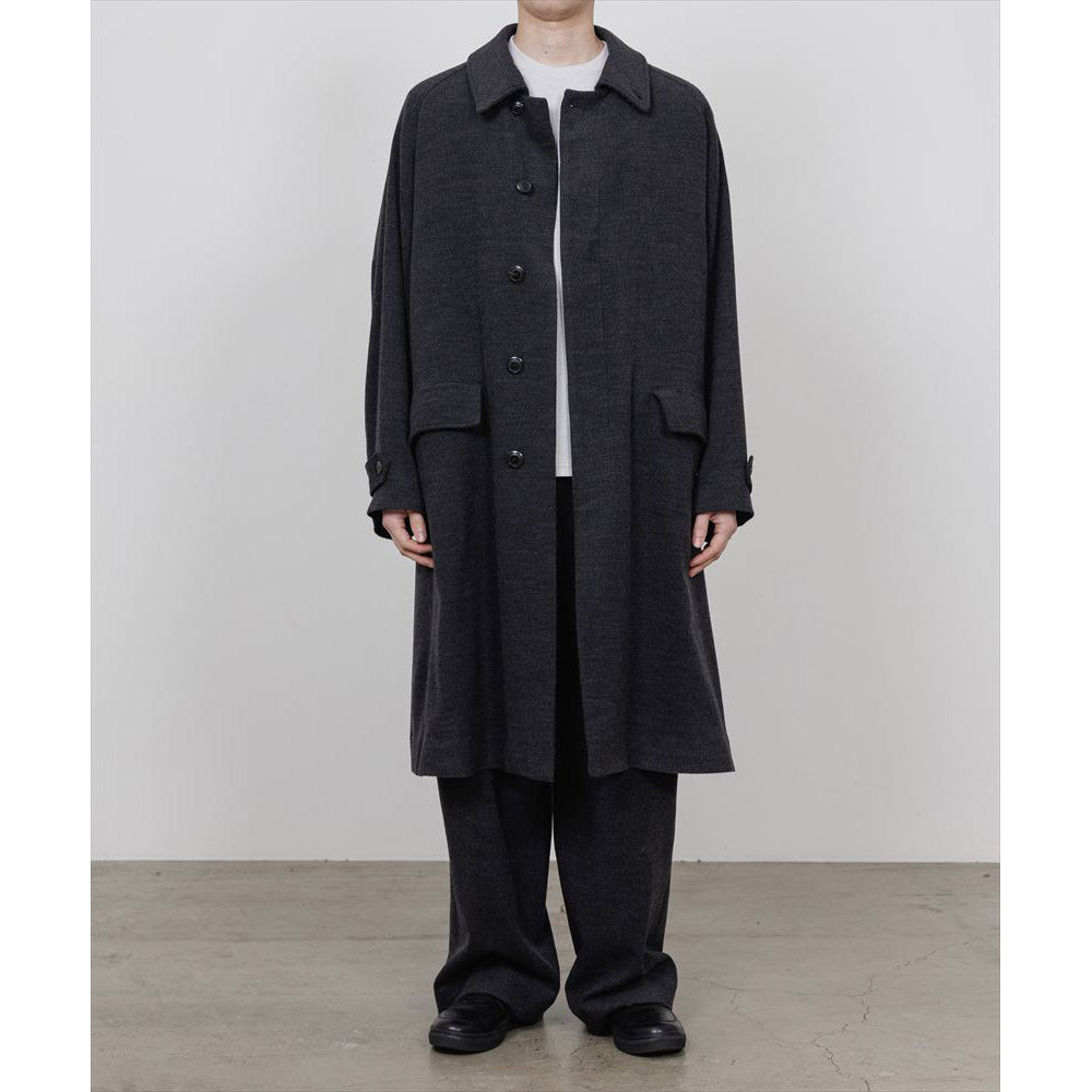 marka - RAGLAN SLEEVE COAT TUMBLED WOOL SERGE (M26C-18CO01C