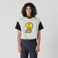 CUBISM SMILE 2TONE H/S T-SHIRT