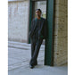 Stripe Quilt Jacquard Flight Jacket
