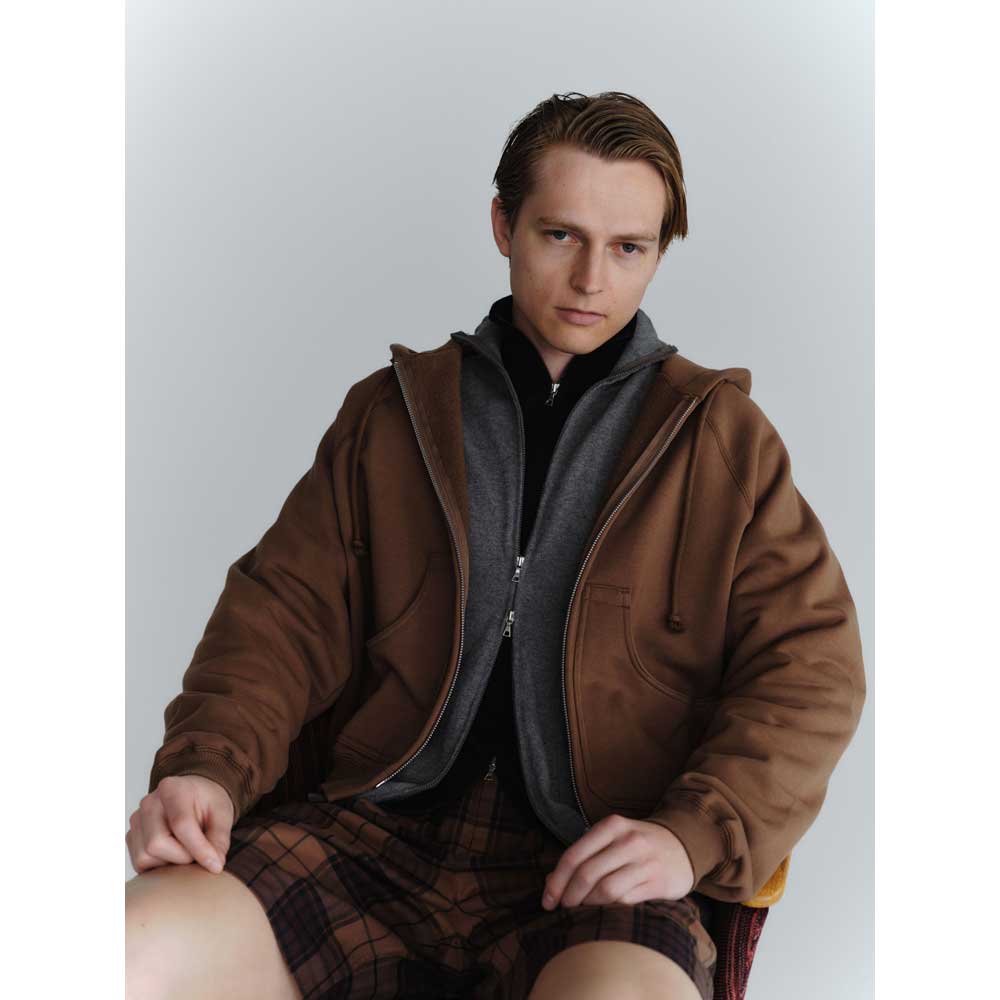 Zip-up Knit Jacket