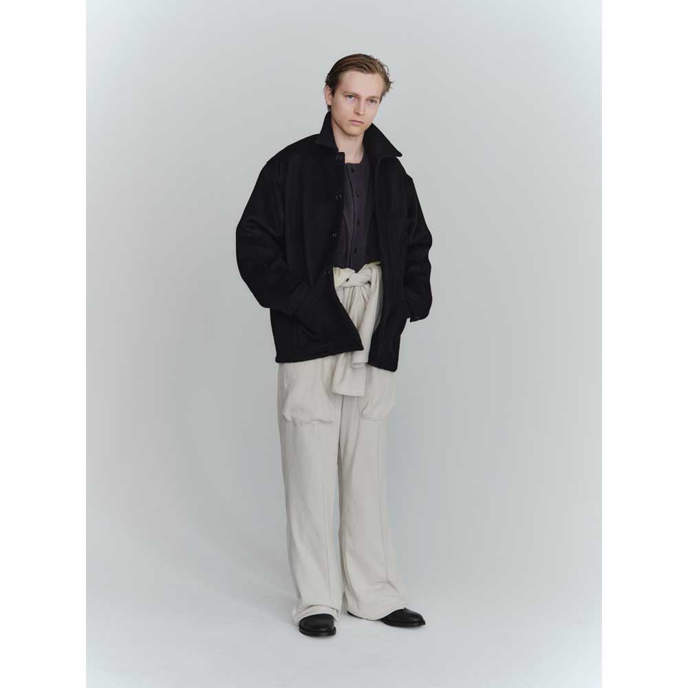 Connected Pockets Melton Jacket