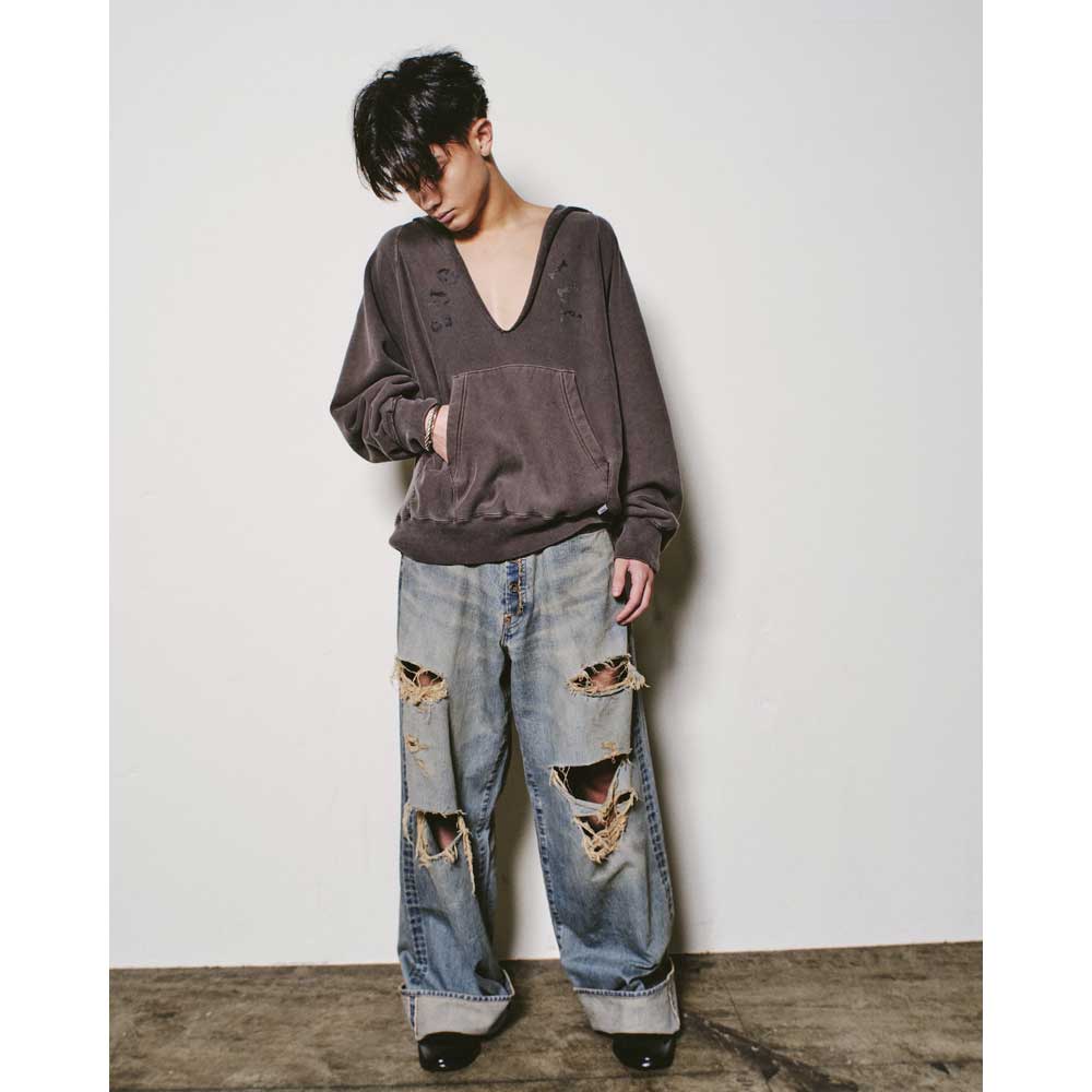 パンツ 2019AW TROVE BIG POCKET DENIM PANTS TROVE x 岡部文彦 / BIG POCKET SHORTS Ver:14 ( TYPE EASY