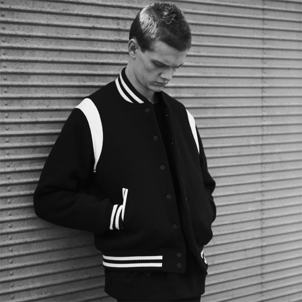 Wool Meiton &amp; Leather Studium Jumper