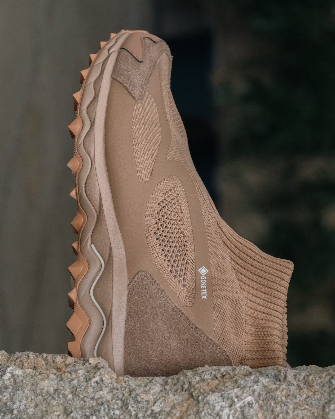 Mizuno × nonnative WAVE MUJIN TL MID GTX nonnative COGNAC
