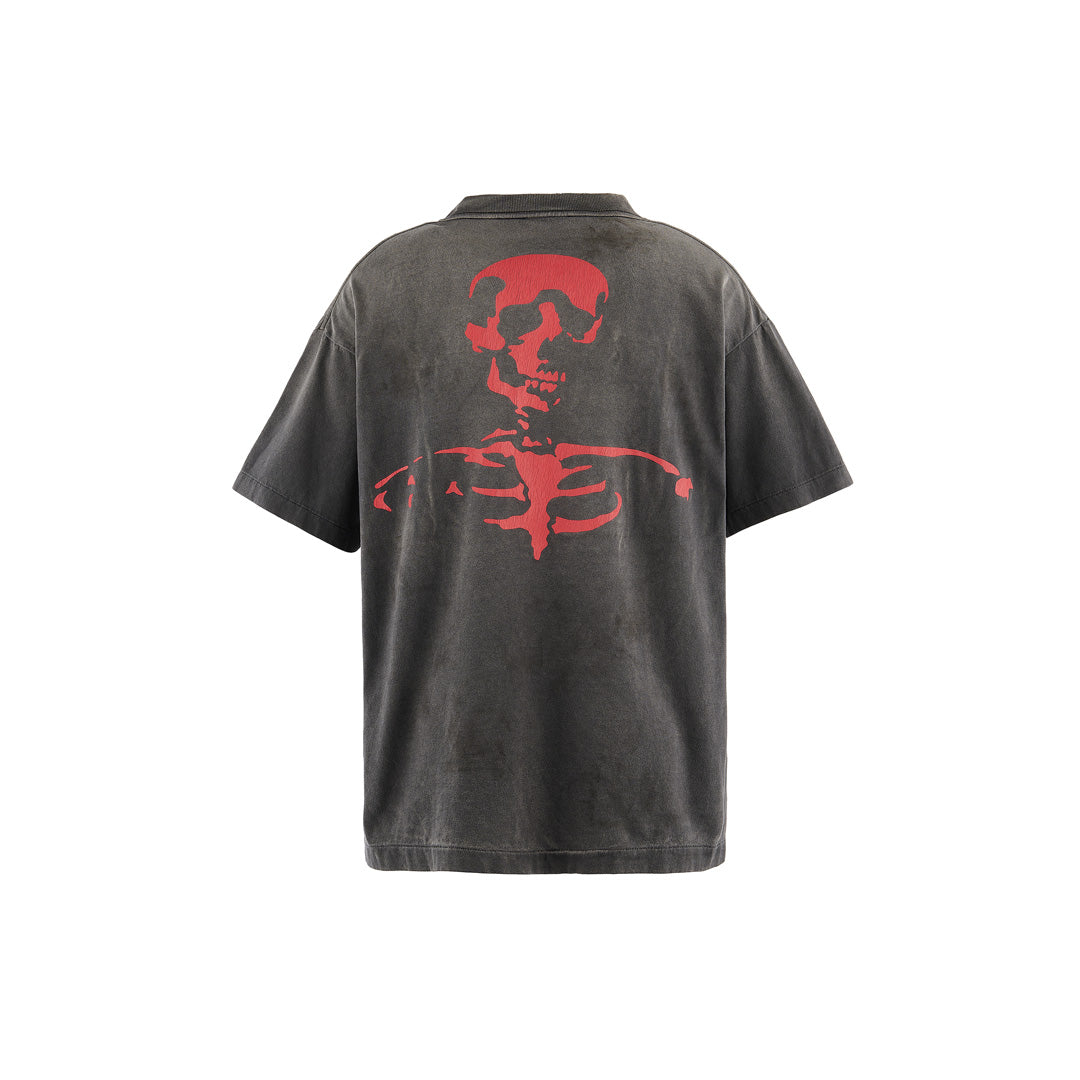 25AW SAINT Mxxxxxx BEAUTIFUL SAINT LS Ｌ Saint Mxxxxxx (Saint Michael) SS T-SHIRT BEATIFUL (SM-MK1-0000-007