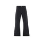 BLACK FLARE DENIM PANTS