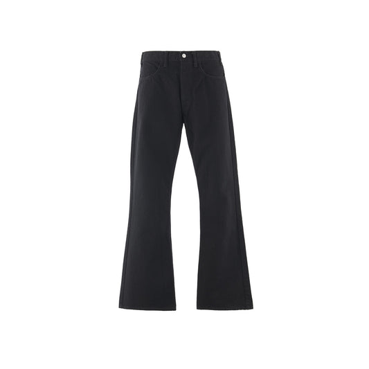 BLACK FLARE DENIM PANTS