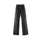 BLACK DENIM PAINTER PANTS