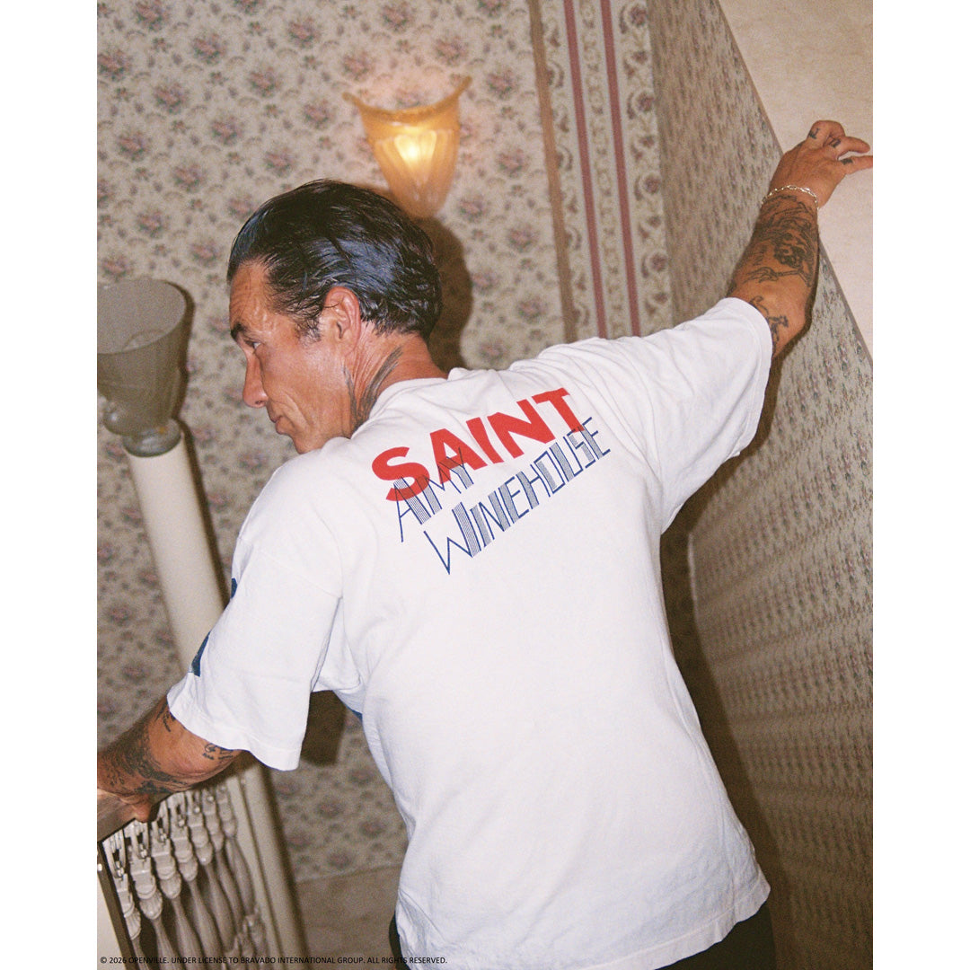 SAINT Mxxxxxx × Amy Winehouse SS T-SHIRT BACK TO BLK