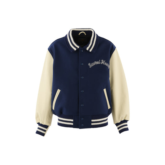 ©SAINT Mxxxxxx_Golden Bear Sportswear VARSITY JKT Sared Heart (NY/WHT)