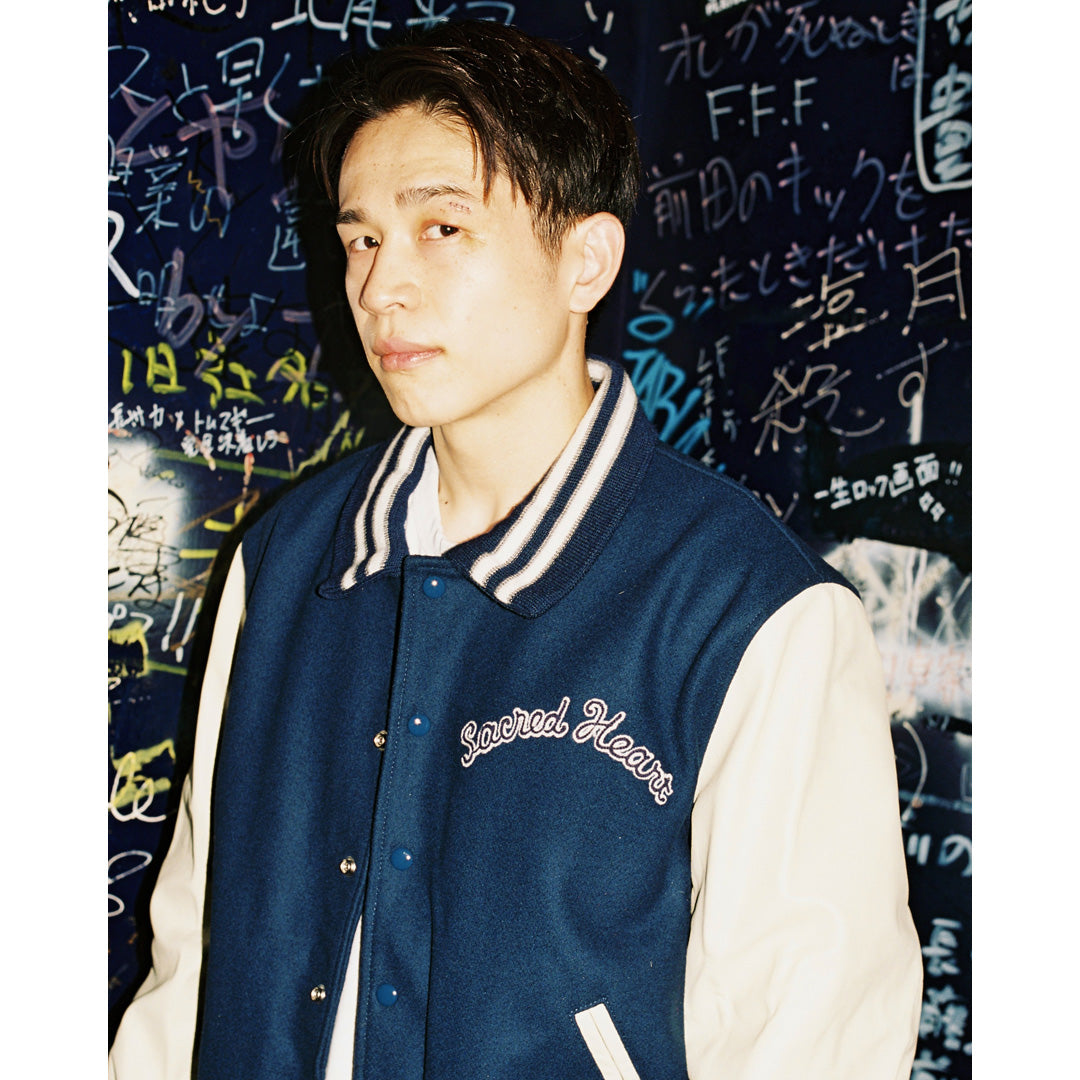 スタッズ 星 ベアート beart 男のブランド SAINT Mxxxxxx_Golden Bear Sportswear VARSITY JKT Sared Heart (NY