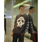 ©SAINT Mxxxxxx_BAPE® LS T-SHIRT SKULL