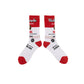 SAINT Mxxxxxx × BAPE® SOCKS FAINAL(WHT/RED)