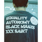 SAINT Mxxxxxx × blackmeans SS T-SHIRT PEACE