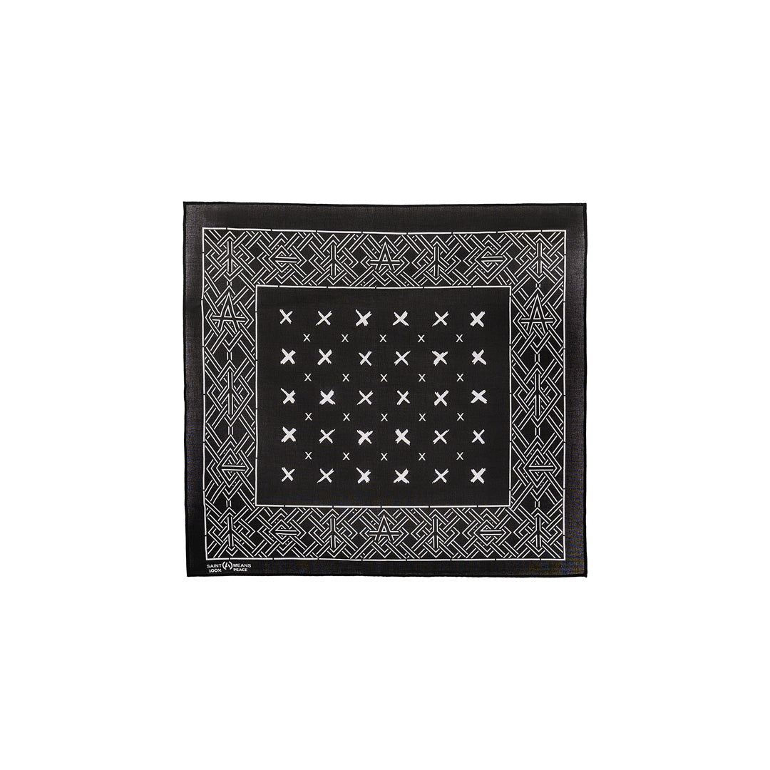 SAINT Mxxxxxx × blackmeans BANDANA CROSS(BLACK)