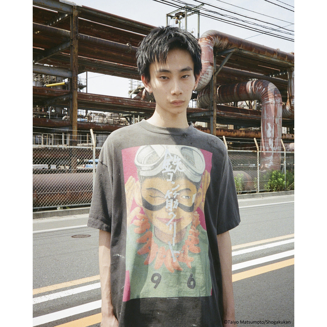 ©SAINT Mxxxxxx_鉄コン筋クリート GEEKS RULE SS T‐SHIRT KURO