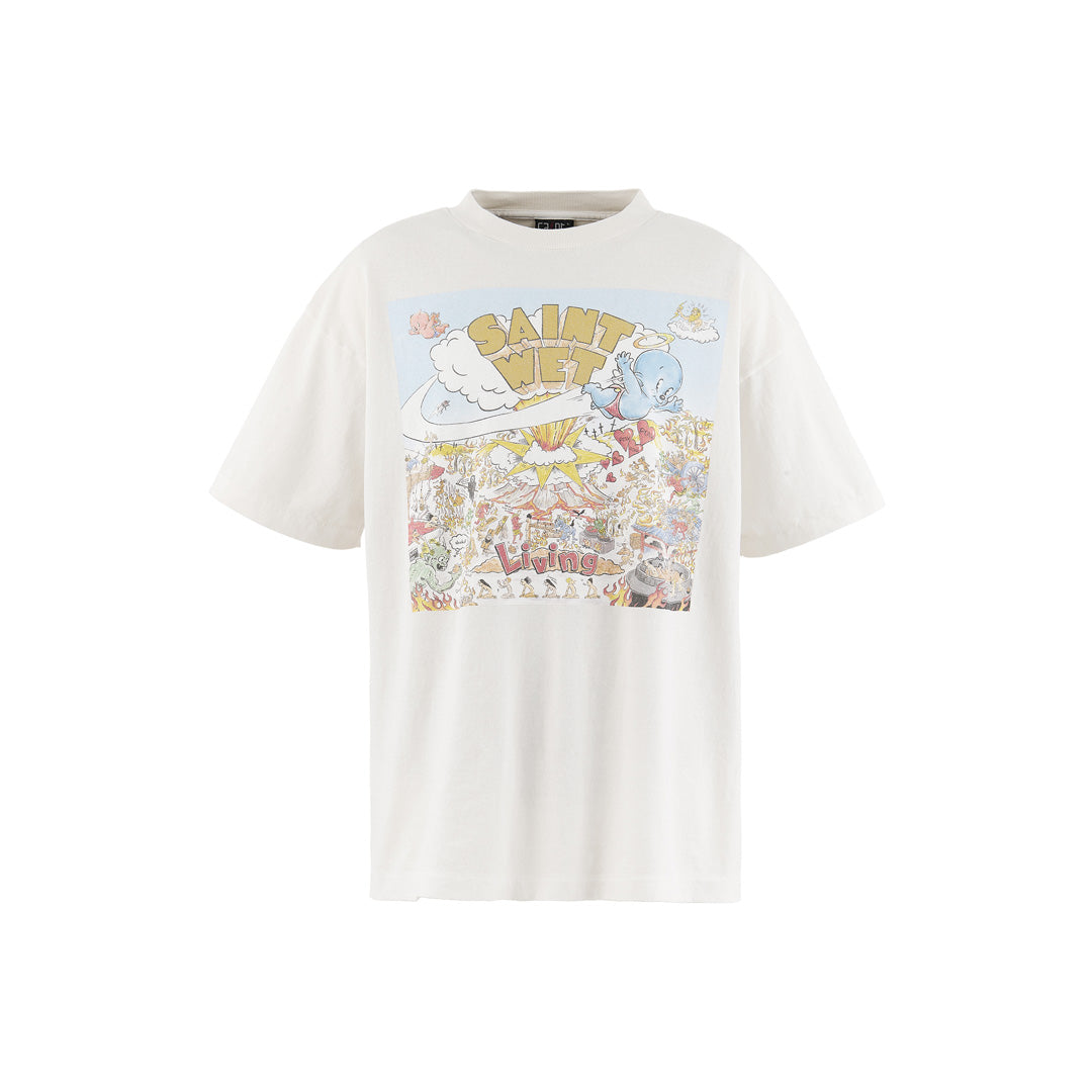サルセーションウェア新作ＶTシャツホワイト色Ｓサイズ未開封品 Saint Mxxxxxx (セントマイケル) SAINT WET SM-MK8-0000-016 (SM-MK8