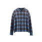 RAYON SHIRT (CHECK) BLUE