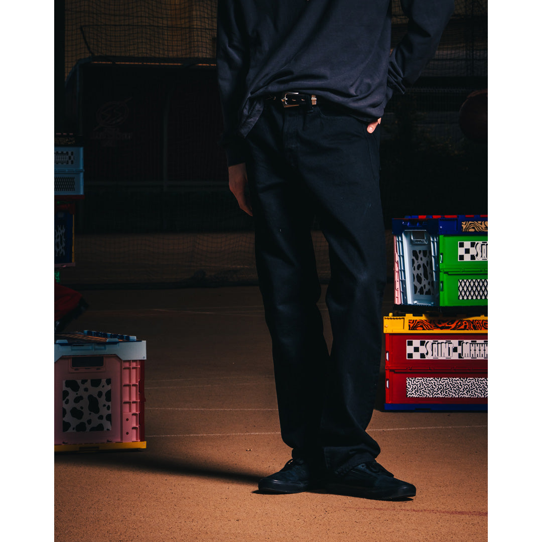 Saint Mxxxxxx (セントマイケル) BLACK DENIM PANTS SM-MK8-0000-077