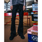 BLACK DENIM PANTS(FLARE)