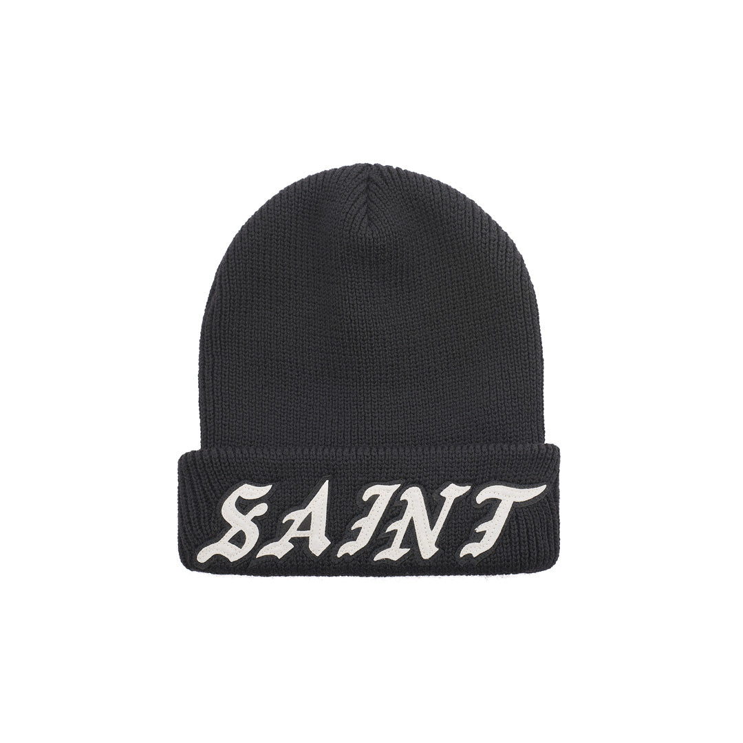 KNIT CAP SAINT BLACK