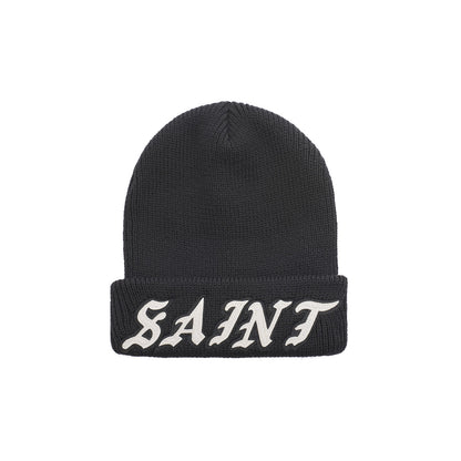 KNIT CAP SAINT BLACK