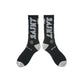 SOCKS/SAINT BLACK×GRAY