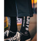 SOCKS/SAINT BLACK×GRAY