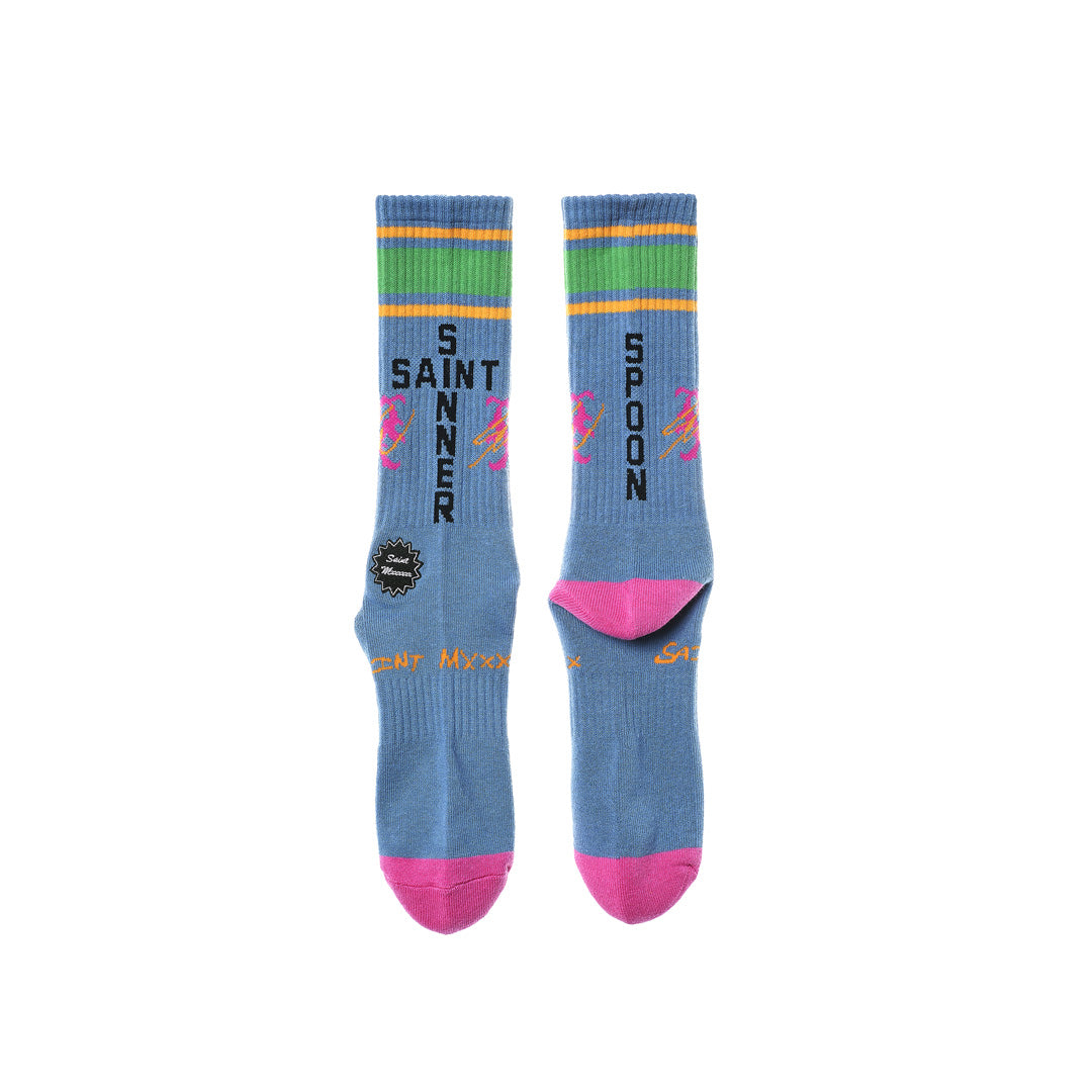 SAINT Mxxxxxx_Sean Wotherspoon SOCKS BLUE