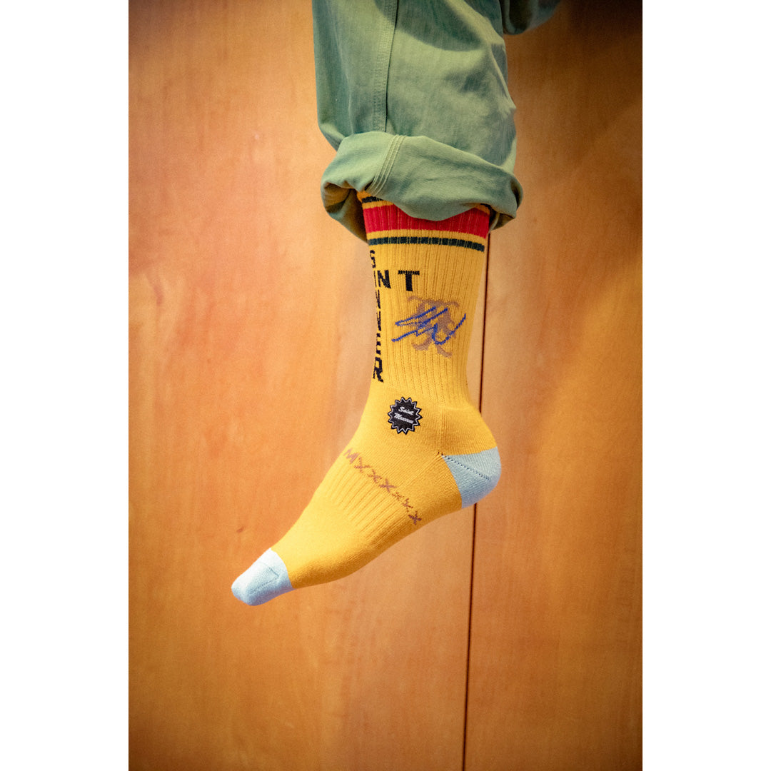 SAINT Mxxxxxx_Sean Wotherspoon SOCKS YELLOW