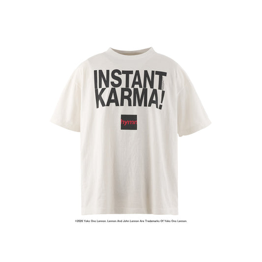 SAINT Mxxxxxx_JOHN LENNON  S/S T-SHIRT INSTANT KARMA